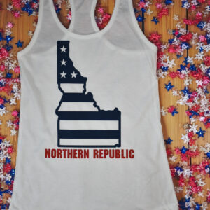Ladies Idaho White Tank